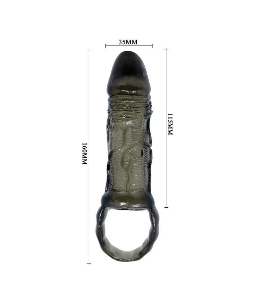 BAILE - FUNDA EXTENSORA PENE CON STRAP PARA TESTÍCULOS 11.5 CM