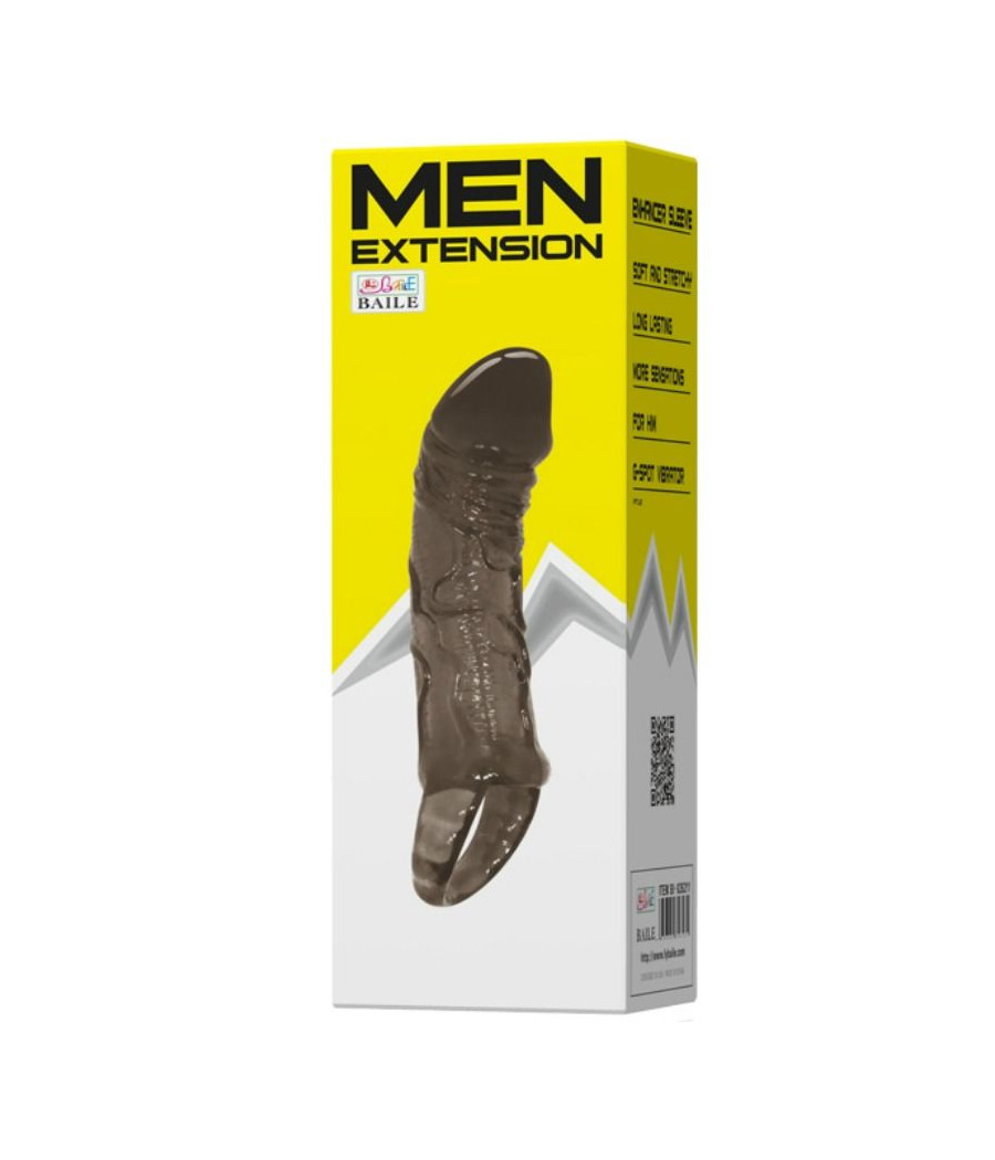 BAILE - GUAINA ESTENSIONE PENE CON CINTURINO PER TESTICOLI 11.5 CM