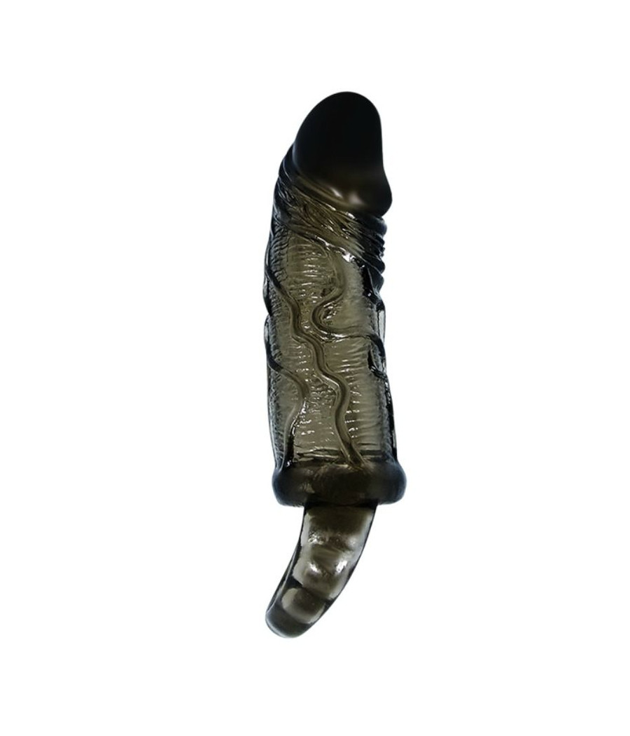 BAILE - PENIS EXTENDER COVER MIT GURT FÜR HODEN SCHWARZ 13.5 CM