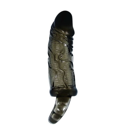 BAILE - PENIS EXTENDER COVER MIT GURT FÜR HODEN SCHWARZ 13.5 CM
