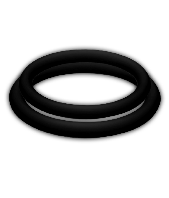 JOYDIVISION POTENZDUO - ANILLOS PARA PENE NEGRO - M