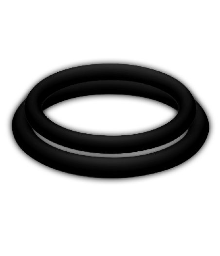JOYDIVISION POTENZDUO - ANILLOS PARA PENE NEGRO - M