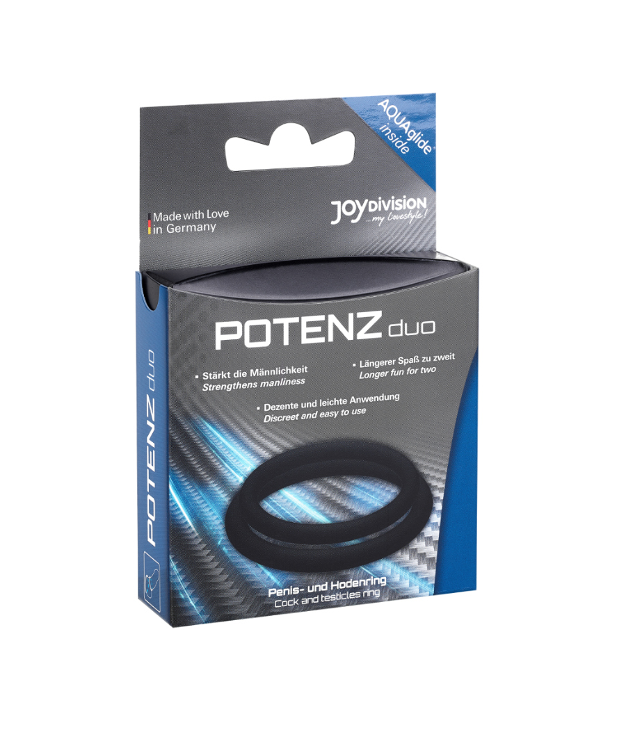 JOYDIVISION POTENZDUO - BLACK RINGS - M