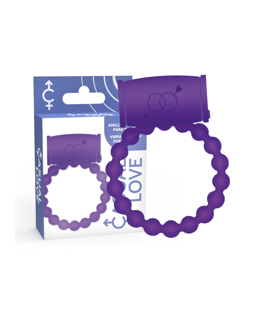 CASUAL LOVE - 25 PAAR-VIBRATORRING VIOLETT