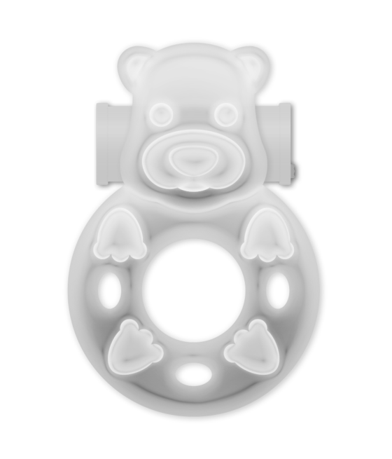 CASUAL LOVE - 26 ANNEAU DE VIBRATEUR TRANSPARENT BUNNY