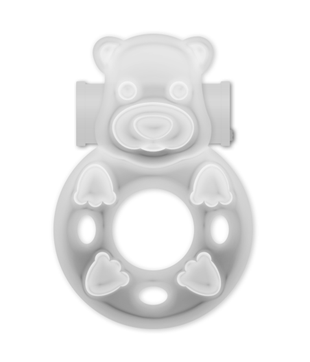 CASUAL LOVE - 26 ANELLO VIBRATORE CONIGLIETTO TRASPARENTE