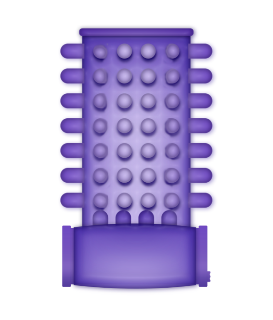 CASUAL LOVE - COUVERCLE DE PÉNIS DE VIBRATEUR LILAS