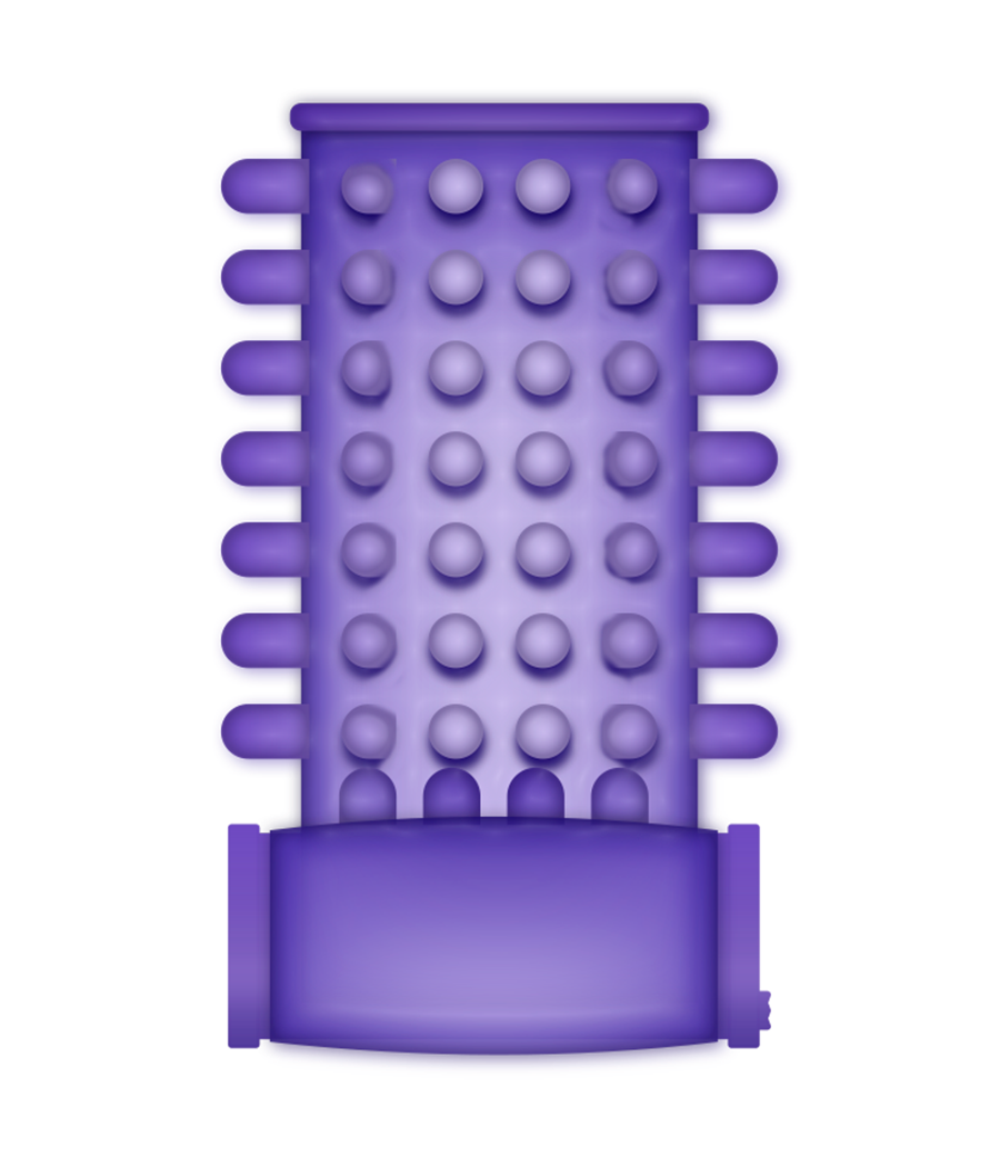 CASUAL LOVE - COUVERCLE DE PÉNIS DE VIBRATEUR LILAS