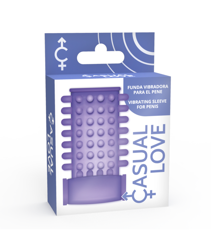 CASUAL LOVE - RING LILAC VIBRATOR PENIS ABDECKUNG