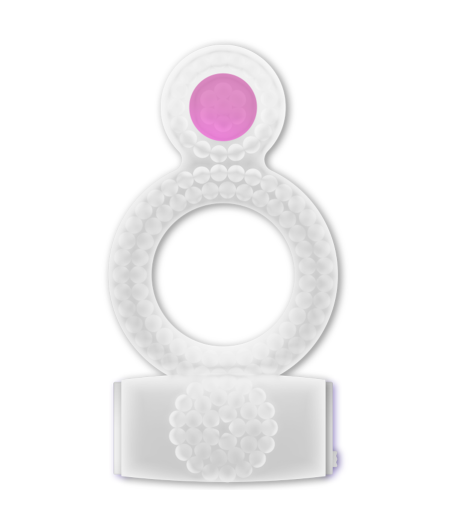 CASUAL LOVE - BAGUE TRANSPARENTE DOUBLE PLAISIR