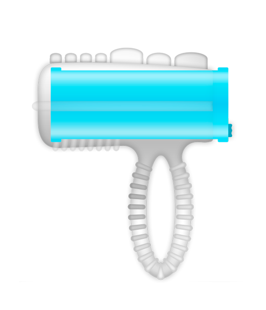 CASUAL LOVE - RINGZUNGE VIBRIERENDES BLAU