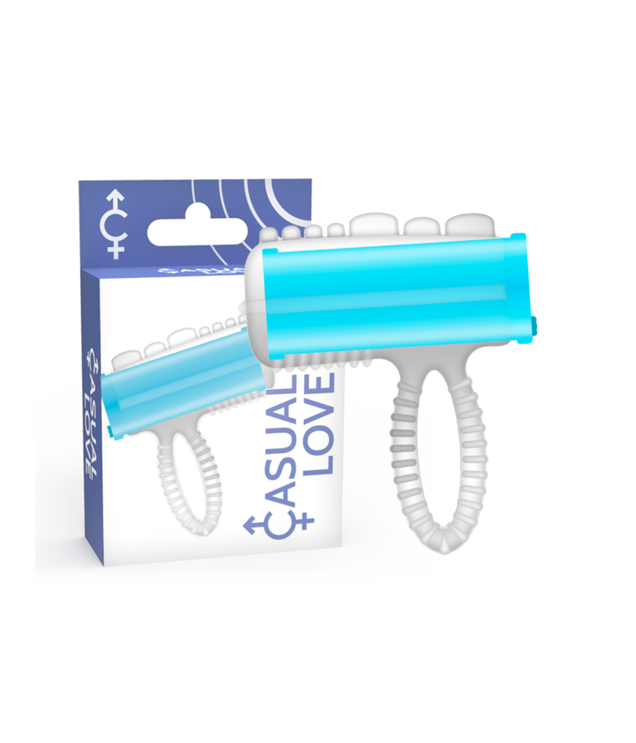 CASUAL LOVE - RING TONGUE VIBRATING BLEU
