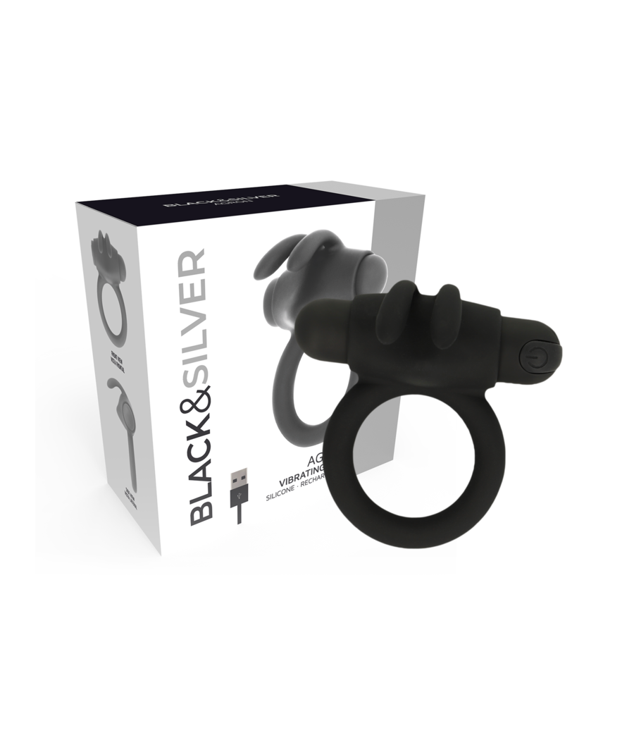 BLACK&SILVER - AGRON RING 2.O
