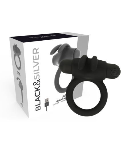 BLACK&SILVER - ANELLO AGRON 2.O