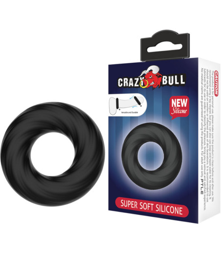 CRAZY BULL - ANEL DE SILICONE ESPIRAL