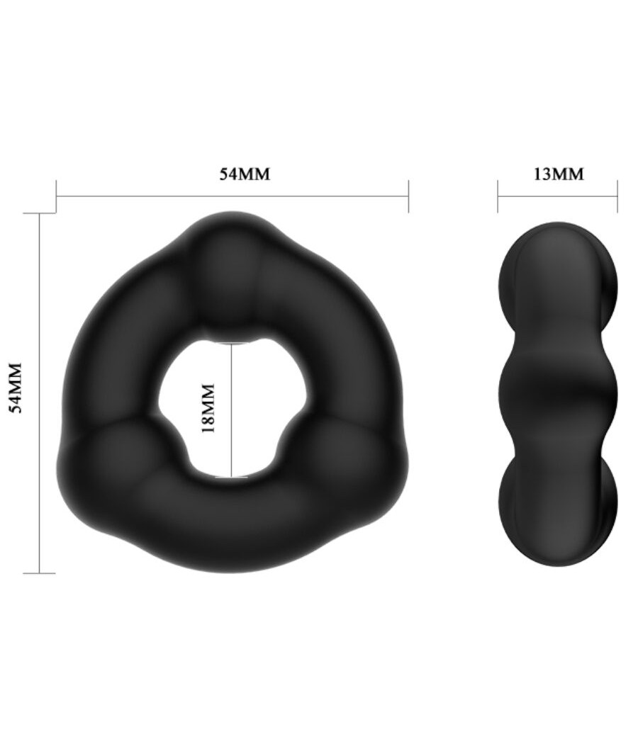 CRAZY BULL - SUPER SOFT SILICONE RING WITH NODULES