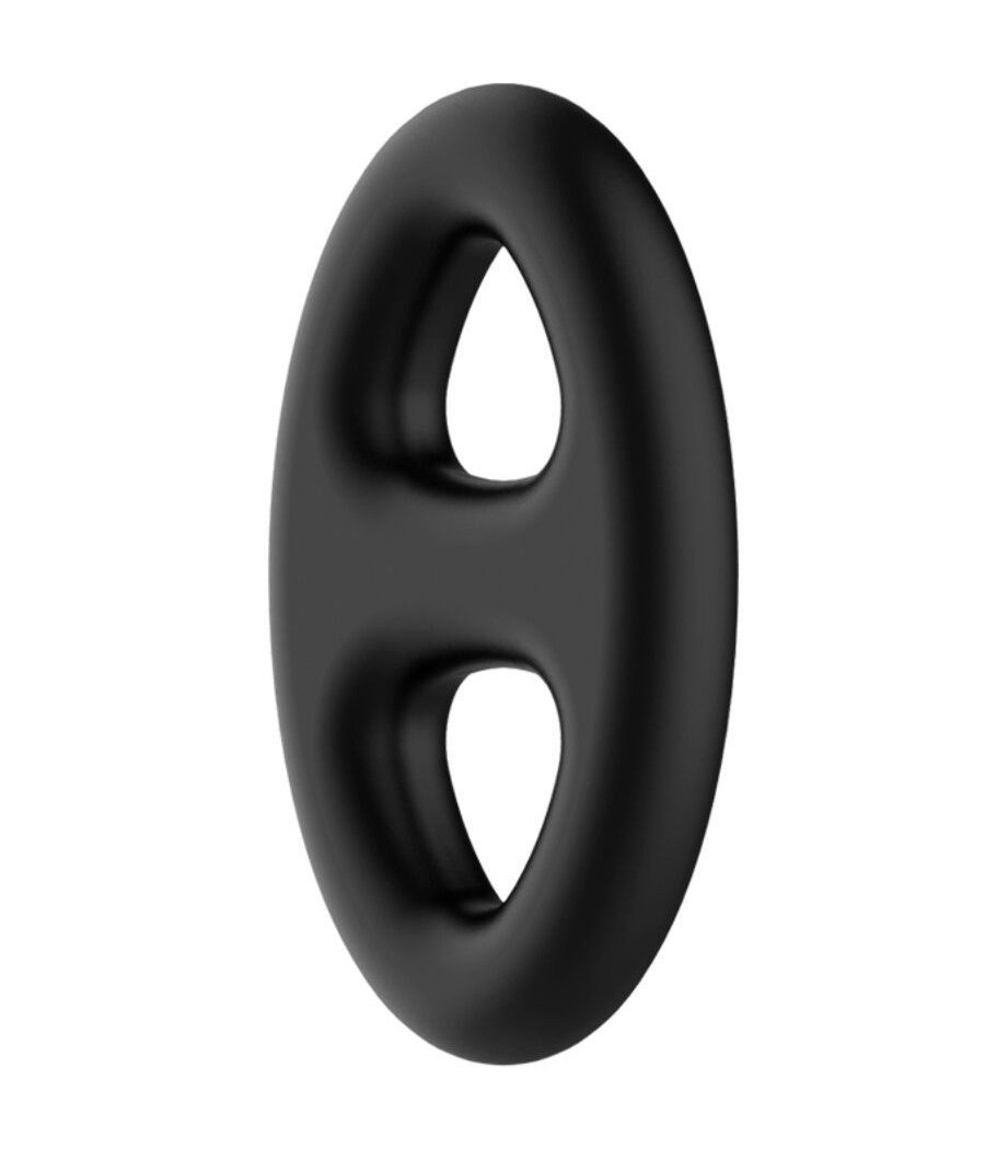 CRAZY BULL - BAGUE EN SILICONE DOUBLE OVALE