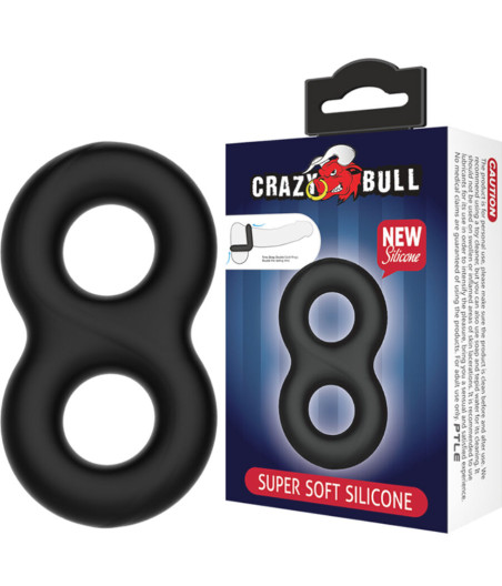 CRAZY BULL - BAGUE EN SILICONE DOUBLE INFINITY