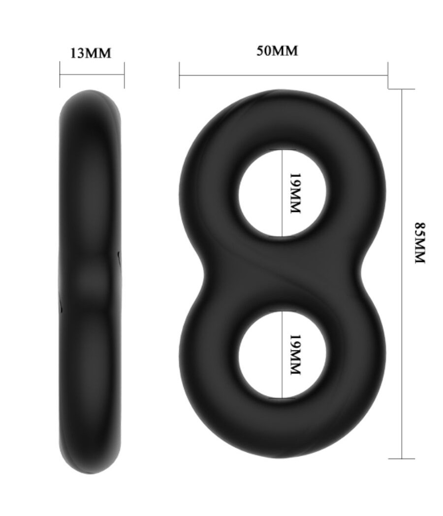 CRAZY BULL - DOUBLE INFINITY SILICONE RING