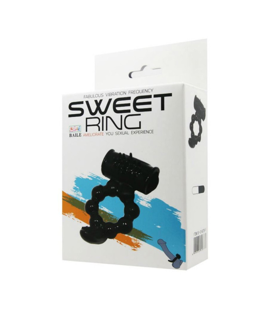 BAILE - ANNEAU SWEET RING AVEC DOUBLE STIMULATEUR