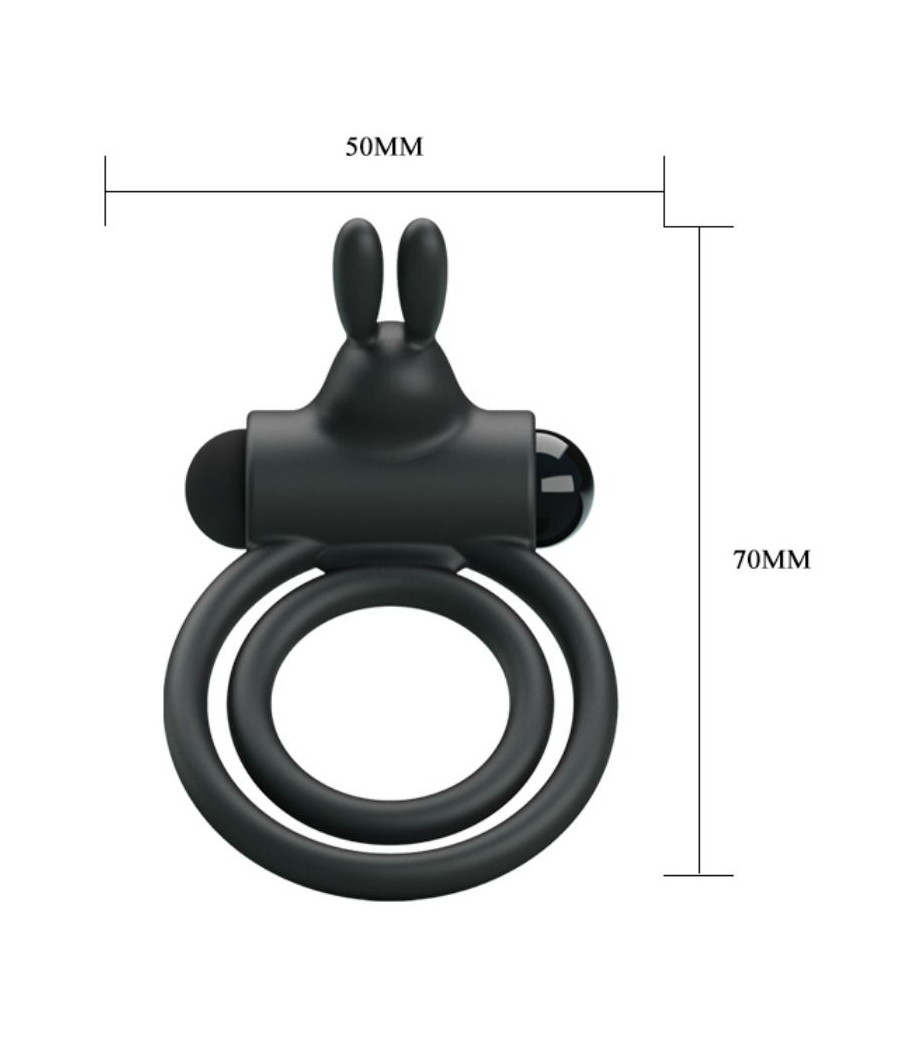 PRETTY LOVE - OSMOND SILICONE VIBRATOR RING