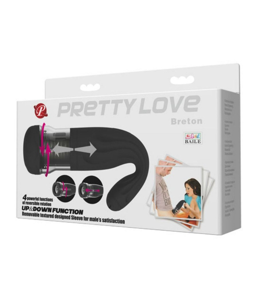 PRETTY LOVE - MASTURBATORE MULTIFUNZIONE MASCHILE BRETON