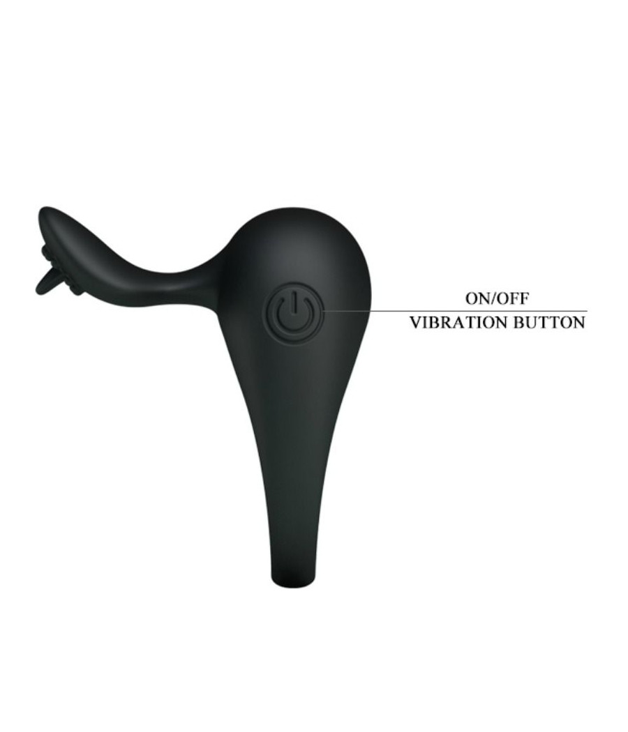PRETTY LOVE - VIBRATING RING WITH TONGUE
