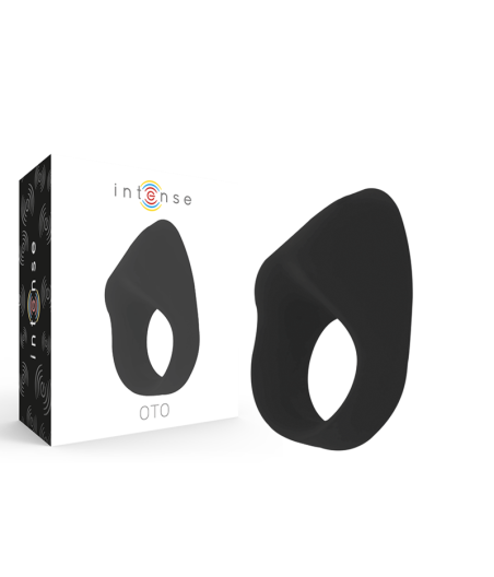 INTENSE - ANNEAU VIBRATEUR RECHARGEABLE NOIR OTO
