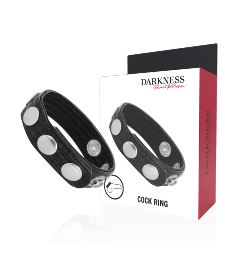 DARKNESS - LEATHER ANILLO ERECCIÓN