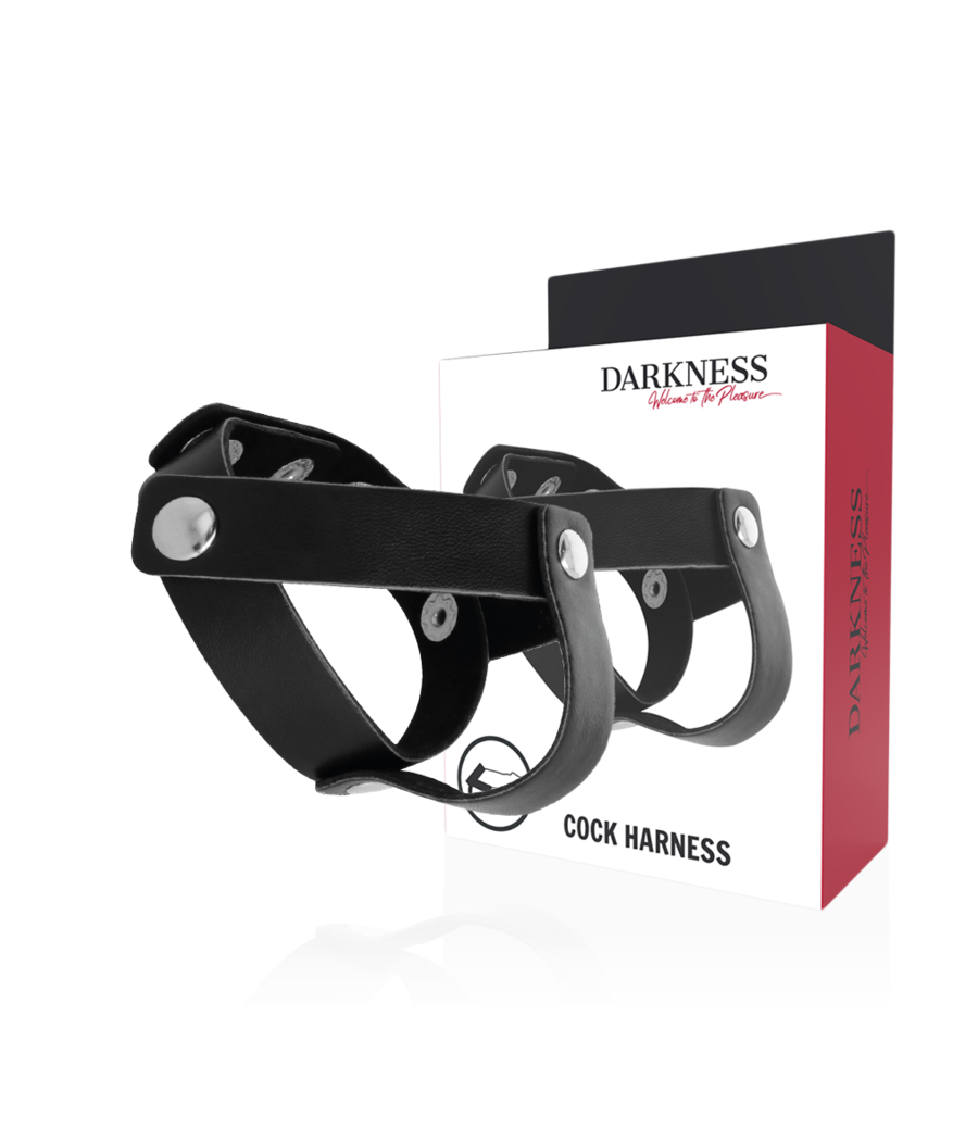 DARKNESS - ANNEAU CUTANÉ POUR PÉNIS ET TESTICULES