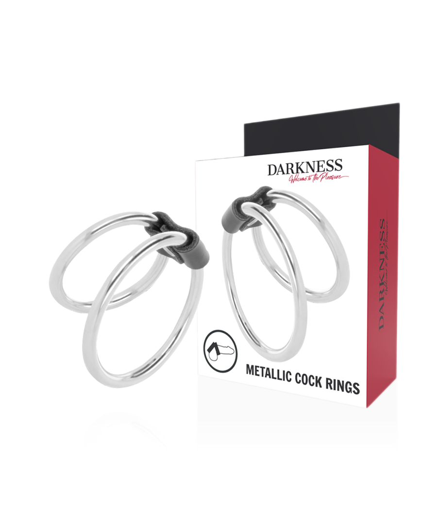 DARKNESS - ANILLA METAL DOBLE PARA EL PENE