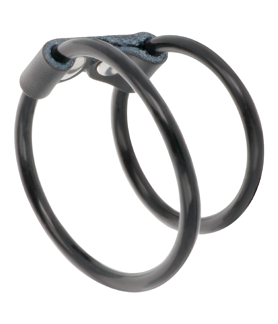 DARKNESS - ANILLA FLEXIBLE DOBLE PARA EL PENE