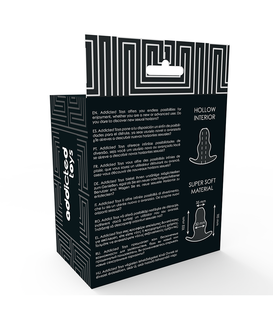 ADDICTED TOYS - DILATADOR ANAL MÉDIO 11 CM - TRANSPARENTE