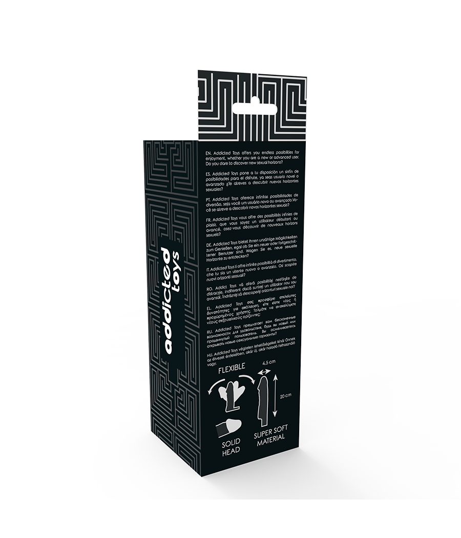 ADDICTED TOYS - DONG EXTENSO TRANSPARENTE
