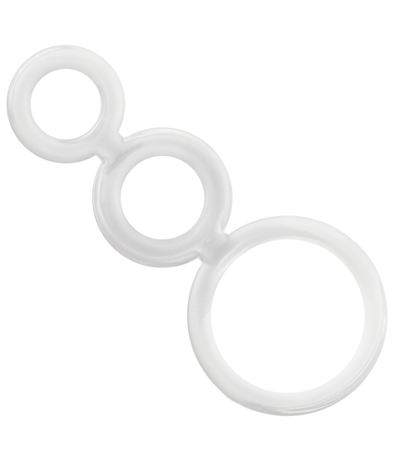 ADDICTED TOYS - RINGS SET FOR PENIS TRANSPARENT