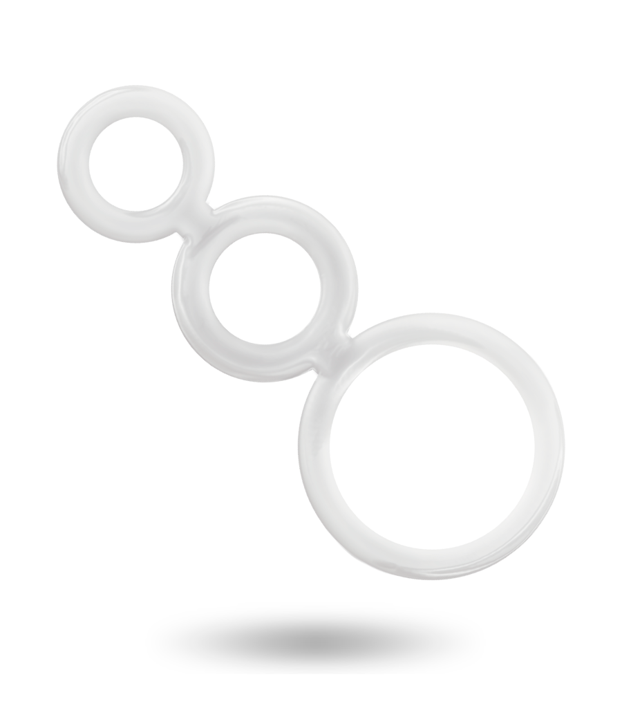 ADDICTED TOYS - RINGS SET FOR PENIS TRANSPARENT