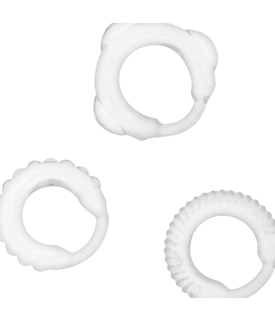 ADDICTED TOYS - C-RING SET CLEAR