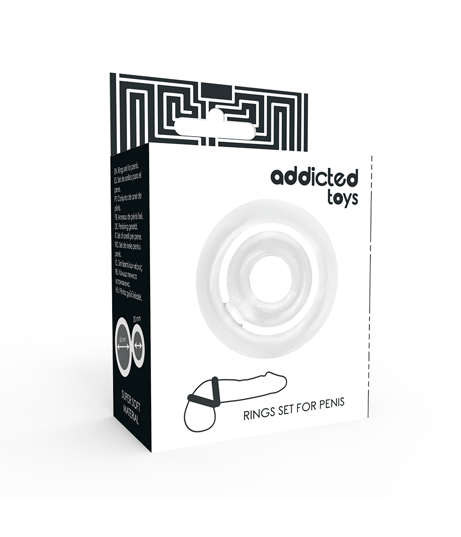 ADDICTED TOYS - POTENZ- C-RING PENIS CLEAR