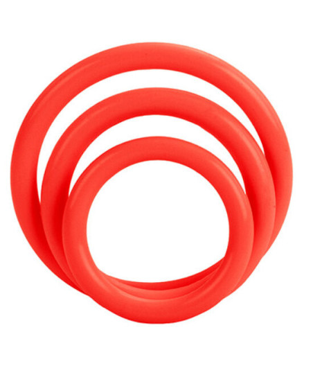 CALEXOTICS - SET TRI-ANELLI ROSSO