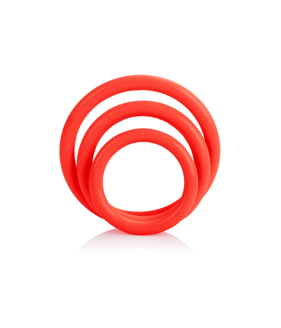 CALEXOTICS - SET TRI-ANELLI ROSSO