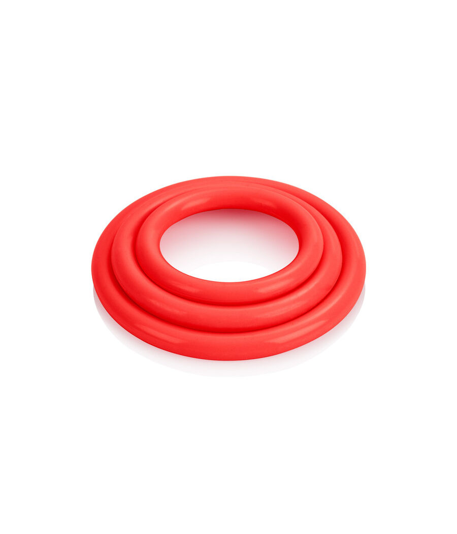 CALEXOTICS - TRI-RINGS SET RED