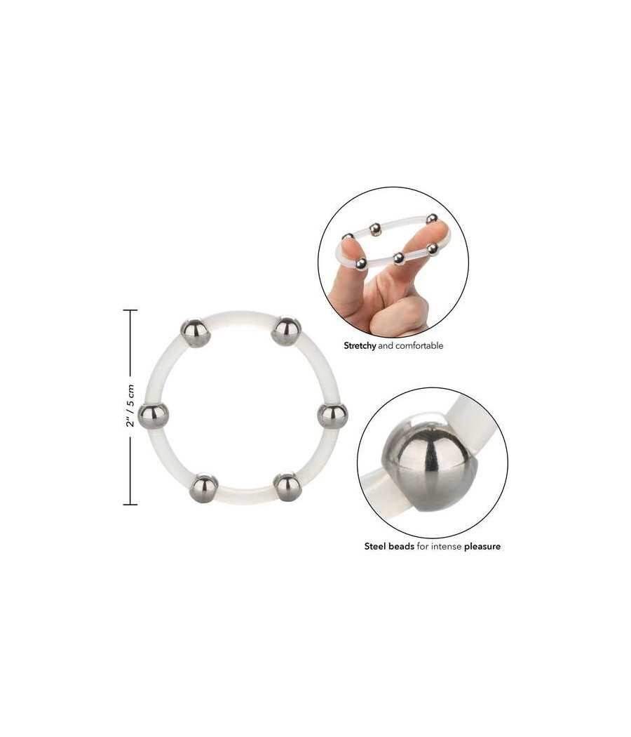 CALEXOTICS - ANEL DE SILICONE COM FRESAS DE AO XL