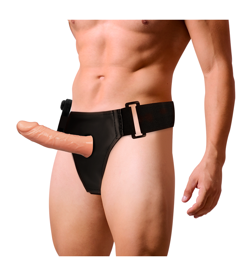 HARNESS ATTRACTION - RNES HOLLOW BENNY CON VIBRATORE 15 CM -O- 4.5 CM