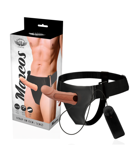 HARNESS ATTRACTION - RNES HOLLOW FRAMES WITH VIBRATOR 15 CM -O- 5 CM