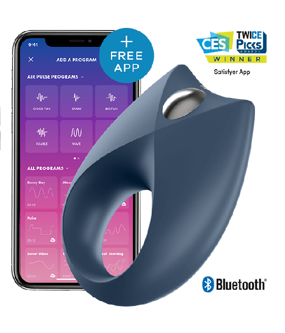 SATISFYER - POTENTE VIBRATORE ROYAL ONE RING APP