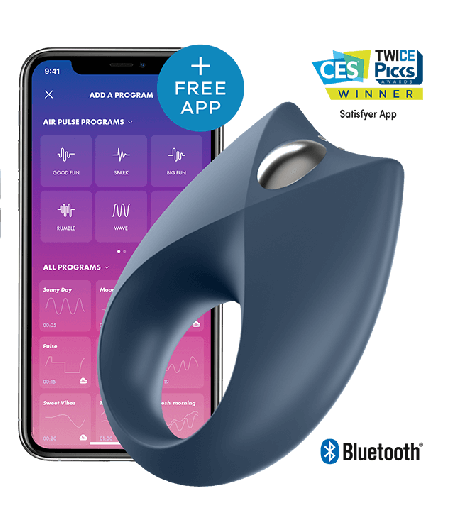 SATISFYER - POTENTE VIBRATORE ROYAL ONE RING APP