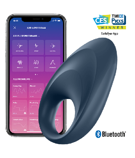SATISFYER - APLICATIVO VIBRADOR DE UM ANEL MIGHTY