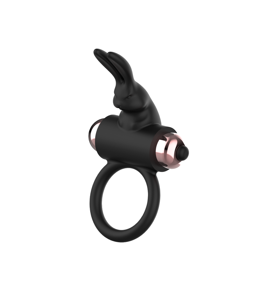 COQUETTE CHIC DESIRE - COCKRING AVEC VIBRATEUR NOIR/ OR