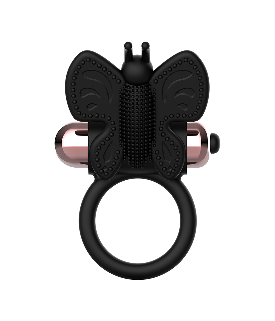 COQUETTE CHIC DESIRE - COCK RING BUTTERFLY ANILLO VIBRADOR NEGRO / GOLD