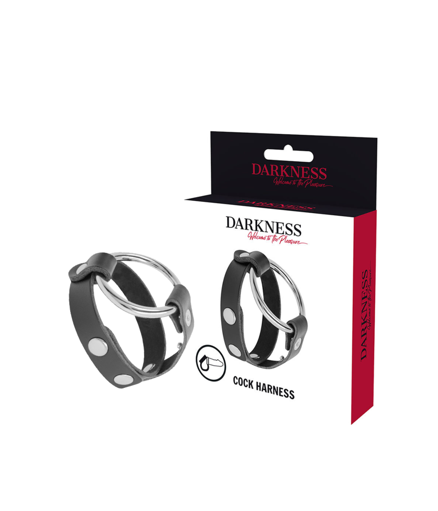 DARKNESS - BDSM COCK AND TESTICLE RING